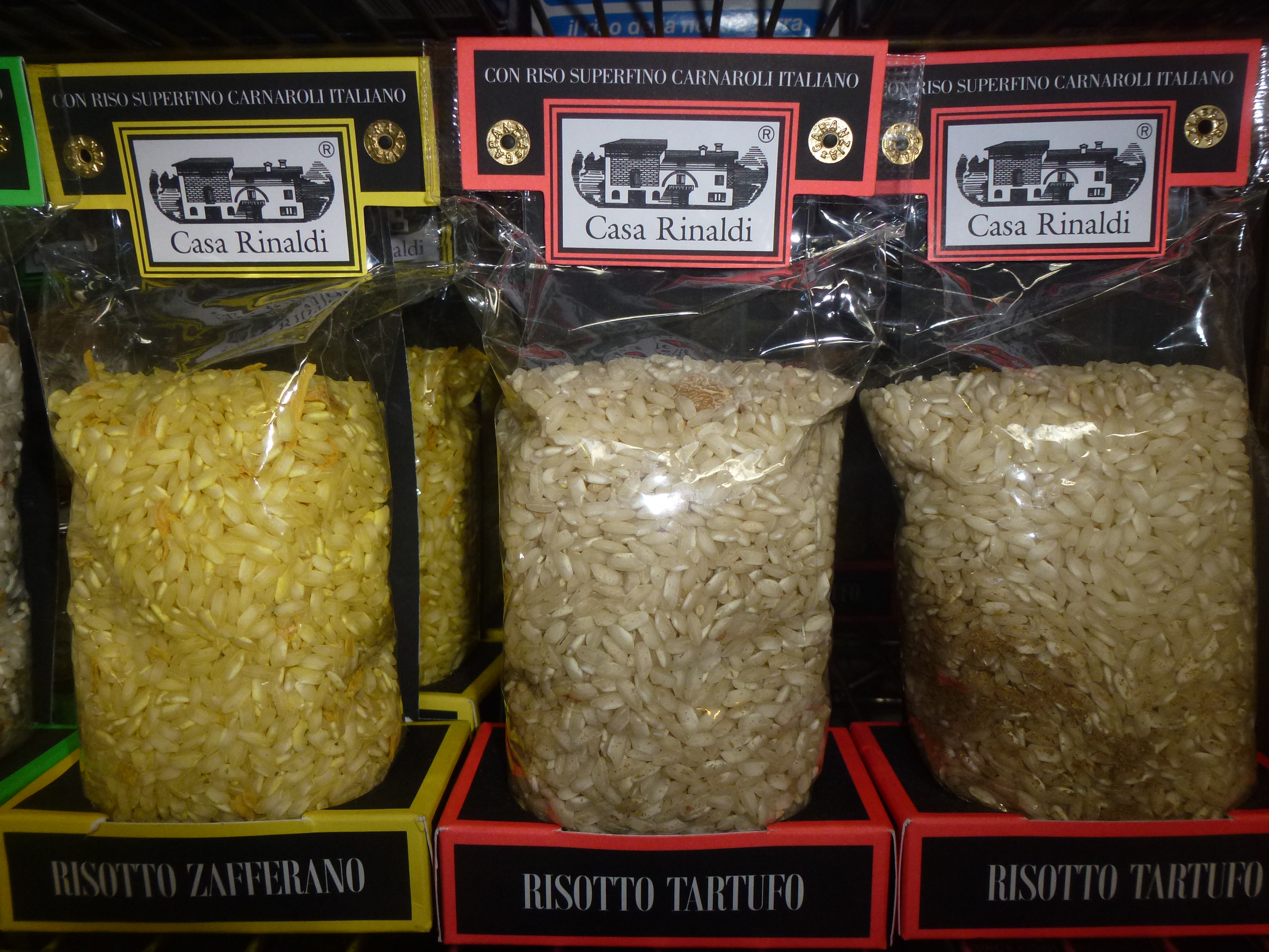 bags of risotto rice